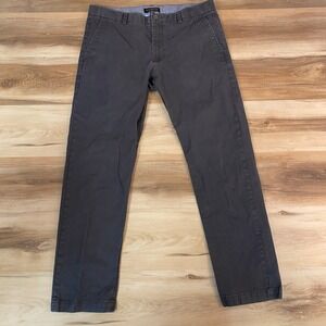 Banana Republic Fulton Skinny Chino Pants Gray Casual Everyday 36x32